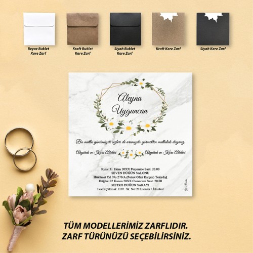 Beren Kare Davetiye Modelleri Beren Kare Davetiye Modelleri - Yaren Davetiye